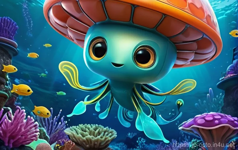 옥토넛 탐험에서 배운 환경 지식 - **Octonauts Discovering a Hidden Underwater Wonderland**
A vibrant and detailed 3D animated scen...