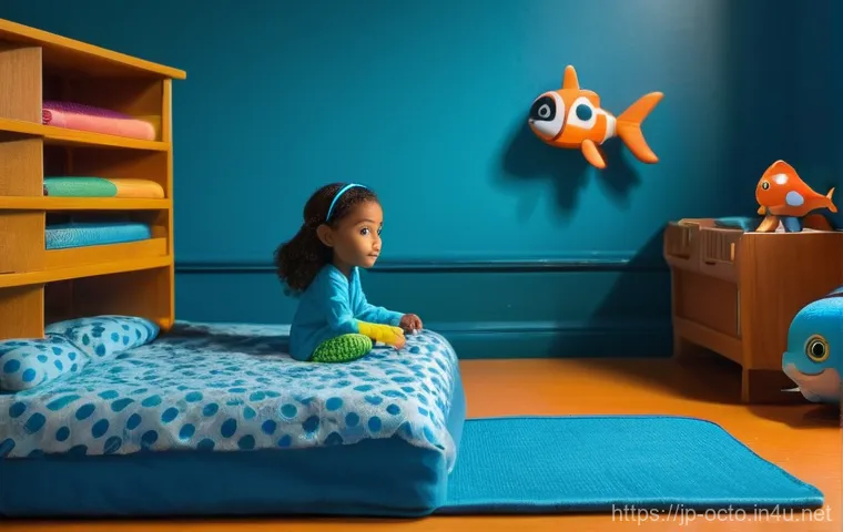 옥토넛 굿즈 판매 성공 요인 - **Prompt:** A heartwarming and educational scene featuring a child and a parent interacting with Oct...