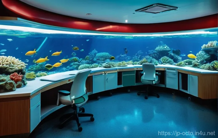 옥토넛 기지의 건축학적 분석 - **"Octopod's Command Hub: Information Stream"**
    A meticulously designed, high-tech command and c...