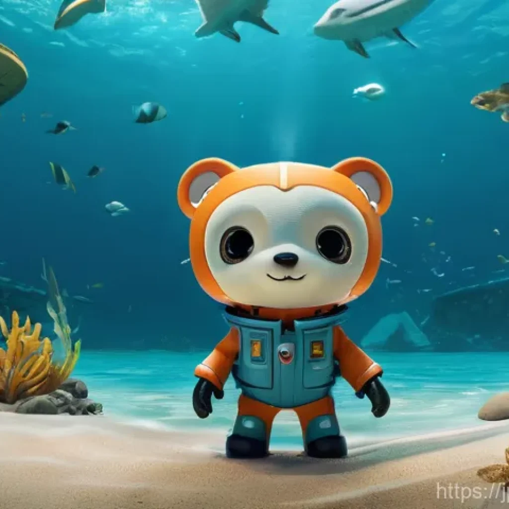 옥토넛 시즌 5 출시 일정 - Here are three detailed image prompts in English, inspired by "Octonauts: Above & Beyond":
