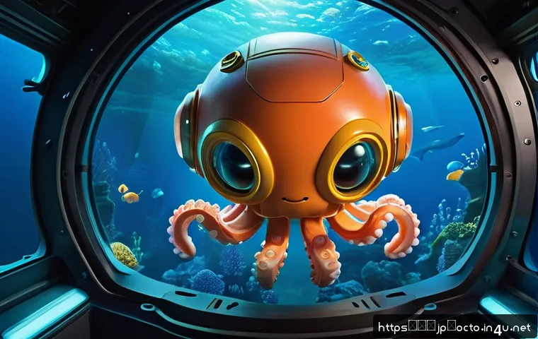옥토넛 애니메이션 팬덤 활동 분석 - A vibrant underwater scene featuring Captain Octo, the leader of the Octonauts, wearing a detailed, ...