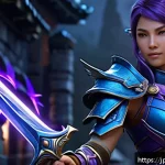 옥토넛의 창작 과정에서의 실험 - A diverse group of fantasy RPG characters with unique backgrounds, featuring a stylish young female ...